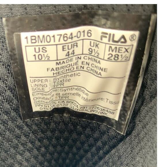 Fila A High Fade Vulc Shoes Mens Size 10.5 High Top Lace Up Synthetic Multicolor - Picture 12 of 12